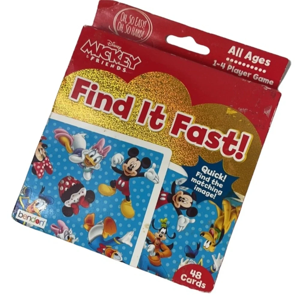 Mickey Mouse Book & Card Learning Game Set